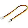 Adapteris kabelis DELTACO 3-pin, 0.3m / SSI-37