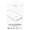 Apple Išorinė baterija PURO su greituoju krovimu, 10 000mAh, 2xUSB-A, 1xUSB-C, balta / PWFCBB100P2WHI