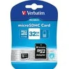 Micro SDHC atminties kortelė Verbatim 32GB, su adapteriu / V44083