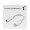 Audio adapteris EPZI Lightning į 3,5 mm, aliuminis korpusas, kabelio ilgis 45mm, sidabrinis / IPLH-595