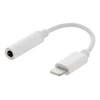 Audio adapteris EPZI Lightning į 3,5 mm, aliuminis korpusas, kabelio ilgis 45mm, sidabrinis / IPLH-595