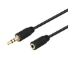 Audio kabelis DELTACO 3.5mm, paauksuotas, 5m, juodas / MM-162-K / R00180014