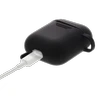 DELTACO MCASE-AIRPS001 „AirPods“ Silikoninis dėklas, Juodas