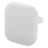 DELTACO „AirPods“ silikono dėklas, baltas / MCASE-AIRPS002
