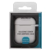 DELTACO „AirPods“ silikono dėklas, baltas / MCASE-AIRPS002