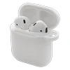 DELTACO „AirPods“ silikono dėklas, baltas / MCASE-AIRPS002