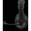 DELTACO USB stereo ausinės, 40 mm, 32 omų, 20Hz-20kHz, 96dB ± 3dB, juodos / HL-57