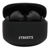 Ausinės į ausis STREETZ True Belaidės Stereo, ANC, matinė juoda / TWS-116