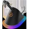 Pelės laido laikiklis DELTACO GAMING RGB ištraukiamas laikiklis, tinka visoms laidinėms pelėms, juodas / GAM-044-RGB