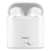 Ausinės STREETZ True Belaidės, 350 mAh su dėžute, BT5 baltos / TWS-0008