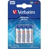 Baterijos Verbatim LR03 / AAA, šarminės, 1.5V, 4 vnt. pakuotėje / V49920