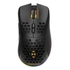 Belaidė itin lengva žaidimų pelė DELTACO GAMING DM220, 70g svorio, RGB, SPCP6651, 400-6400 DPI, 1000 Hz, juoda / GAM-120