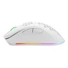 Belaidė itin lengva žaidimų pelė DELTACO GAMING Baltas LINE 70g svorio, RGB, SPCP6651, 400-6400 DPI, 1000 Hz, balta / GAM-120-W
