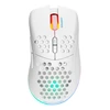 Belaidė itin lengva žaidimų pelė DELTACO GAMING Baltas LINE 70g svorio, RGB, SPCP6651, 400-6400 DPI, 1000 Hz, balta / GAM-120-W