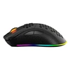 Belaidė itin lengva žaidimų pelė DELTACO GAMING DM220, 70g svorio, RGB, SPCP6651, 400-6400 DPI, 1000 Hz, juoda / GAM-120