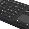 Bevielė klaviatūra DELTACO liečiamas valdymas, silikoninė, IP65, 2,4 GHz, NO išdėstymas, juoda / TB-503