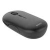 Bevielė plokščia tyli pelė DELTACO 1600 DPI, USB imtuvas, 4 mygtukai, tamsiai pilka / MS-803