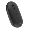 Bevielė plokščia tyli pelė DELTACO 1600 DPI, USB imtuvas, 4 mygtukai, tamsiai pilka / MS-803