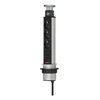 Brennenstuhl Tower Power USB stalinis ilgiklis, 3x CEE 7/4, 2xUSB, sidabrinis / juodas 1396200013 / GT-652