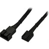 Kabelis AKASA 4-pin PWM, 0.3m, juodas AK-CBFA01-30 / AK-0010