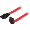 Cable DELTACO, SATA/SAS, angled (down) straight, 0.3m / SATA-03A