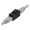 Cat6 "Keystone" jungtis, neekranuota, 2xRJ45, plastikinė, 180 DELTACO juoda / MD-125