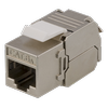 Cat6A ekranuotas "Keystone" lizdas, stalviršio gnybtas, plastikinis DELTACO / MD-121