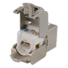 Cat6A ekranuotas "Keystone" lizdas, stalviršio gnybtas, plastikinis DELTACO / MD-121
