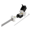 Cat6A "Keystone" lizdas, tuščio skląsčio jungtis, plastikinis DELTACO baltas / MD-120