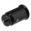 DELTACO 12/24 V USB įkroviklis su dvigubomis USB-A jungtimis, 2,4 A, 12 W, juodas USB-CAR124