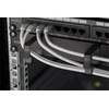 DELTACO 19 "cable handler, metal, 5 loops, 1U, juodas / 19-15