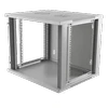 Maršrutizatorius DELTACO 19 "spintelė, 9U, 540x450mm, stiklinės durys 19-5409W