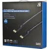 DELTACO aktyvus HDMI laidas, 4K, Ultra HD, HDMI Type A ha, auksinis dengtas, 20m, juodas / HDMI-1200