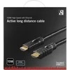 DELTACO actyvus HDMI kabelis, 4K, Ultra HD, 25m, juodas / HDMI-1250