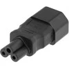 DELTACO Adapteris, IEC 60320 C14 į IEC 60320 C5, 250V / 2.5A, juodas DEL-1011