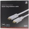 DELTACO aktyvus HDMI kabelis, 4K, Ultra HD, HDMI A ha, 15m, baltas / HDMI-1151