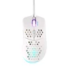 Deltaco Gaming Baltas LINE WM75 Lengva žaidimų pelė, RGB, balta GAM-108-W