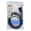 DELTACO C14 atviras kabelis, 2m, IEC C14, 10A, juodas / DEL-109UC