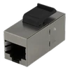 DELTACO Cat6 "Keystone" jungtis, ekranuotas, 2xRJ45,, 180, Metalinis / MD-126