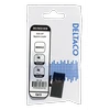 DELTACO Cat6 "Keystone" jungtis, ekranuotas, 2xRJ45,, 180, Metalinis / MD-126