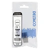 DELTACO Cat6A Keystone lizdas, LSA / 110 termination, plastikinis , 90, baltas / MD-124