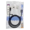 DELTACO didelės spartos aukščiausios kokybės HDMI kabelis, 2 m, Ethernet, 4K UHD, Be ferito juodas HDMI-1020D