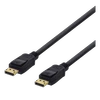 DELTACO „DisplayPort“ kabelis, 5 m, 4K UHD, DP 1.2, juodas DP-1050D