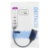 DELTACO DisplayPort į HDMI 2.0b adapteris, 4K in 60Hz, aktyvus, HDCP 2.2, 3D, 0.1m, juodas DP-HDMI32