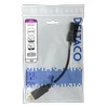 DELTACO DP į HDMI adapteris, dviejų režimų (DP ++), 3840x2160 prie 60Hz, 0.2m, juodas / DP-HDMI43