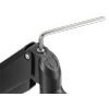 Monitoriaus laikiklis su dujine spyruokle DELTACO OFFICE aliuminis, pakeliamas, pasukamas, apsukamas, 17 "-27", 1,5-7kg, 75x75-100x100, juodas / ARM-0352