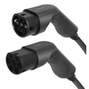 Mennekes Elektromobilio įkrovimo kabelis DELTACO Type 2 - Type 2, 3 fazių, 32A, 22KW, 5m / EV-3205