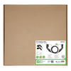 Mennekes DELTACO e-Charge“ kabelis, 2 tipo į 2 tipo, 1 fazės, 16A, 3,6 kW, 3 m, juodas EV-1203