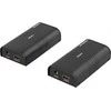 DELTACO Ethernet HDMI plėstuvas, iki 120 m 1080p su Cat6, Juodas / HDMI-221
