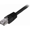 DELTACO F / UTP Cat6 patch kabelis, LSZH, 10m, 250MHz, juodas / STP-610S